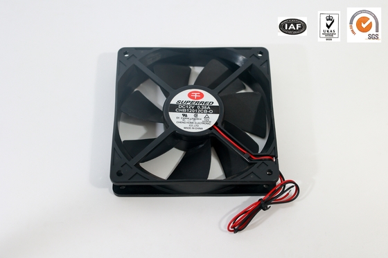 120x120x38mm DC فن کامپیوتر سیم سرب AWG26 گزینه خروجی سیگنال برای خنک کننده CPU