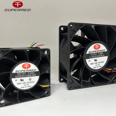 پلاستیک PBT DC فن کامپیوتر خنک کننده موثر برای کاربردهای صنعتی