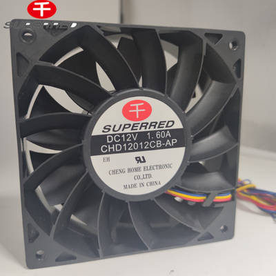 120x120x38mm DC CPU فن با 0.2A جریان برای انتشار بهتر گرما