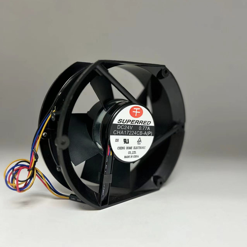 فن خنک کننده 120 میلی متری 12 ولت DC براشلس 17-3600 دور در دقیقه 22-156CFM جریان هوا سفارشی
