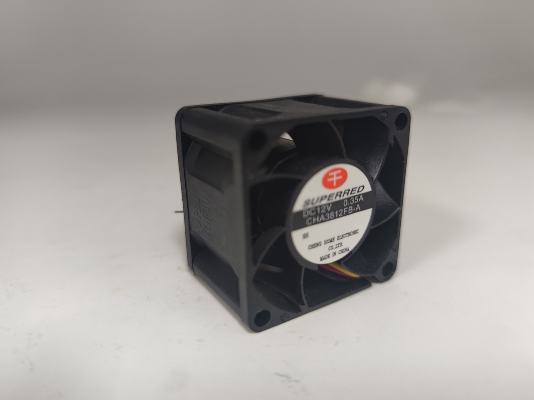 PBT پلاستیکی 12V DC CPU 3 پین فان برای راه حل های خنک کننده صنعتی