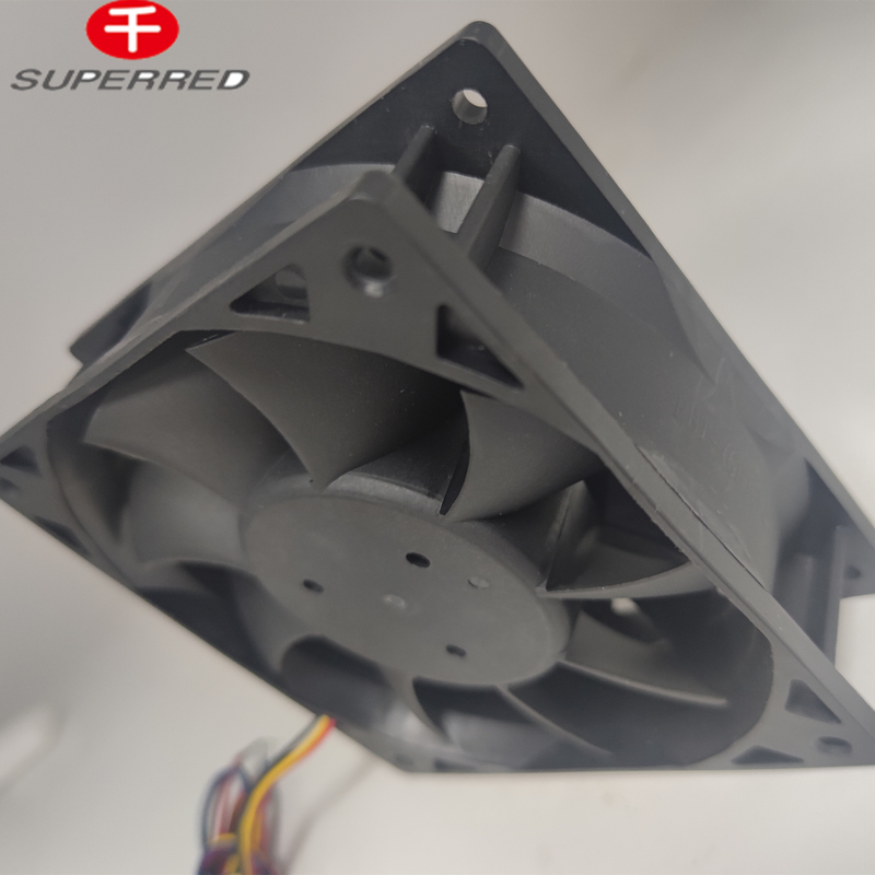 80 X 80 X 25mm 12V DC Computer Fan با ابعاد و خروجی سیگنال اختیاری